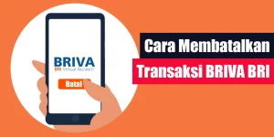 Cara Membatalkan Transaksi BRIVA BRI