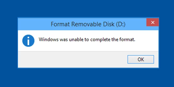 Cara Mengatasi Hardisk Windows Was Unable to Complete The Format