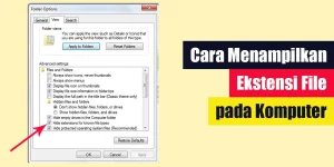 Cara Menampilkan Ekstensi File pada Komputer Windows 10