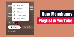 Cara Menghapus Playlist di YouTube