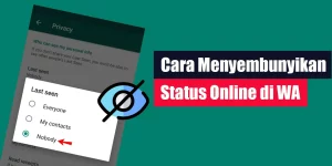 Cara Menyembunyikan Status Online di WA