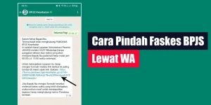 Cara Pindah Faskes BPJS Lewat WA