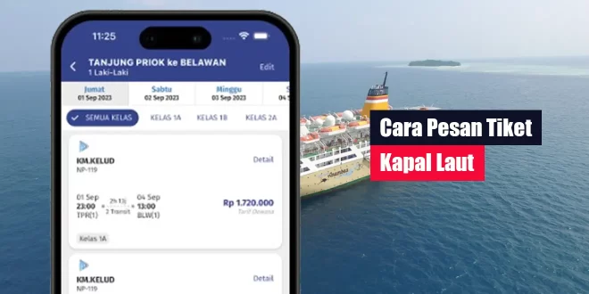 Cara Pesan Tiket Kapal Laut