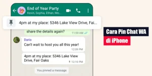Cara Pin Chat WA di iPhone