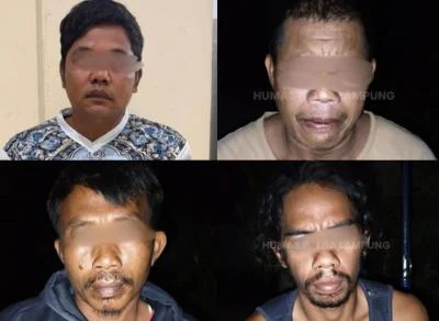 4 Pembunuh Tapir Langka di Lampung Ditangkap, Ini Tampangnya: Kasus Pembunuhan Satwa Dilindungi