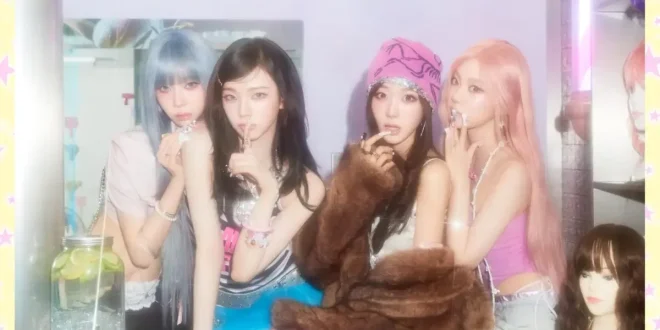 aespa Umumkan Mini Album Jepang Pertama KISS N TELL Tampil dengan Transformasi Pink yang Menawan
