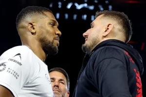 Anthony Joshua Bangkit Setelah Sempat Jatuh Dua Kali, KO Prenga pada Ajang Perjuangan