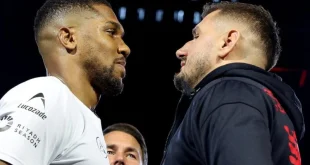 Anthony Joshua Bangkit Setelah Sempat Jatuh Dua Kali, KO Prenga pada Ajang Perjuangan