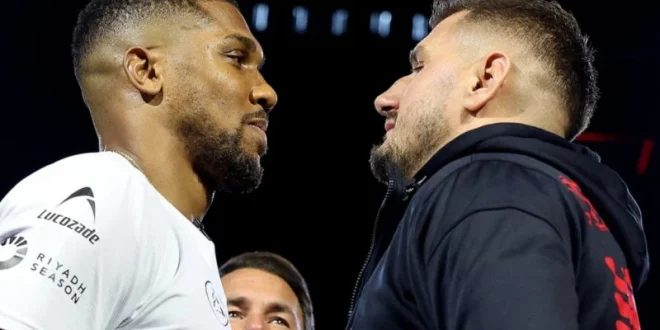 Anthony Joshua Bangkit Setelah Sempat Jatuh Dua Kali, KO Prenga pada Ajang Perjuangan