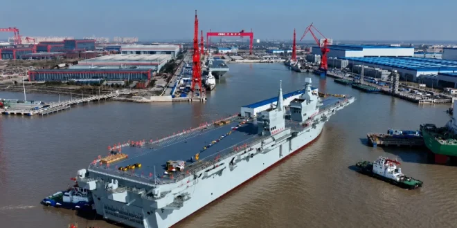 AS Kian Tertinggal? China Bangun Kapal Logistik Militer Terbesar Dunia yang Menakutkan