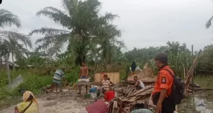 BNPB Tangani Cepat Banjir dan Puting Beliung di Deli Serdang