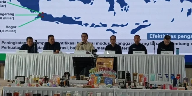 BPOM Ungkap Temuan Kosmetik Ilegal Naik 10 Kali Lipat pada 2026 Nilainya Tembus Rp35,8 Miliar