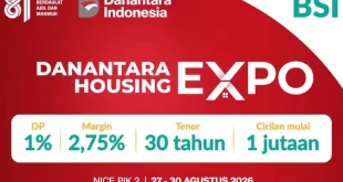 BSI Tawarkan KPR dengan Margin 2,75 Persen di Danantara Housing Expo 2026