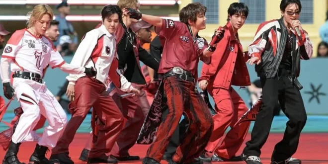 BTS Membuat Sejarah dengan Penampilan Spektakuler di Halftime Show Final Piala Dunia 2026