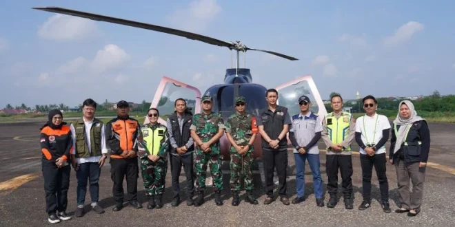 Danrem 042 Gapu Sisir Wilayah Rawan Karhutla dari Udara untuk Mencegah Bencana Alam