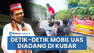 Detik-detik Ustaz Abdul Somad diadang warga, kehadiran untuk ceramah di Kutai Barat sempat ditolak