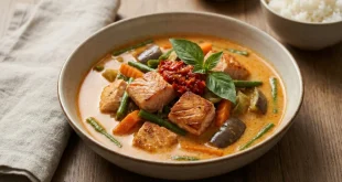 Gabungkan Modern dan Tradisional Ini Resep Salmon Lodeh, Makanan Sehat untuk Keluarga