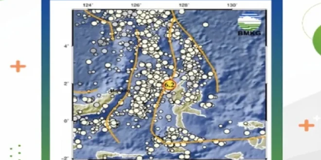 Gempa M6,2 Mengguncang Pulau Doi Maluku, BMKG Ingatkan Potensi Gempa Susulan