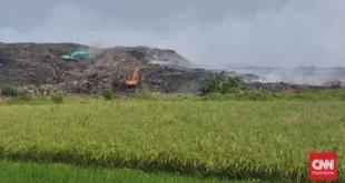 Hari Kelima Kebakaran TPA Jatiwaringin Api Belum Padam-Asap Pekat, Masyarakat Terdampak