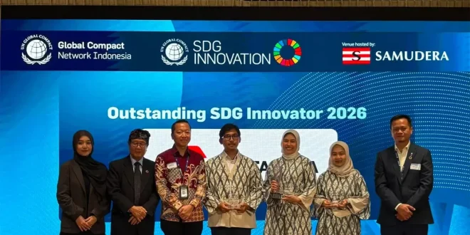 Inisiatif Bioenergy Lestari Menjadi Inspirasi Dunia, Pertamina Raih Penghargaan Outstanding SDG Innovator 2026