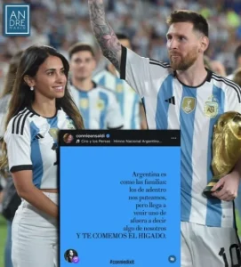 Istri Lionel Messi Tak Lunturkan Semangat: Pasang Badan Bela Timnas Argentina di Tengah Badai Kritik