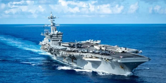 Kapal Induk Nuklir AS Menggelar Latihan di Laut China Selatan