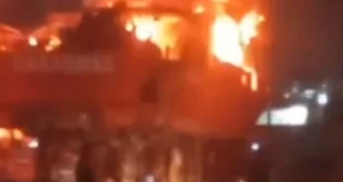 Kapal KN SAR Ramawijaya 240 Mengalami Kebakaran di Muara Baru Jakut
