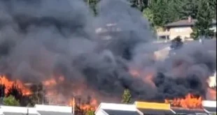 Kebakaran Hebat di Lereng Bukit Norwegia: Lebih dari 100 Rumah Terbakar
