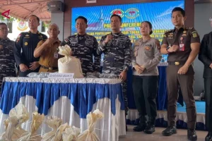 Kodaeral Batam Gagalkan Penyelundupan 1,9 Ton Pasir Timah ke Malaysia, Operasi Sukses Dilakukan