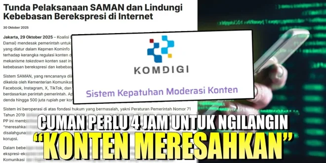 Komdigi Moderasi Konten, LBH Pers Menilai Melanggar Hukum