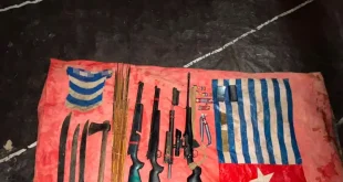 Koops TNI Habema Temukan Senpi dalam Honai di Kampung Abundoga, Warga Papua Tengah Terus Dijaga