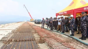Lanal Lampung Siap Menjadi Lokasi Berlabuh Kapal Induk Giuseppe Garibaldi