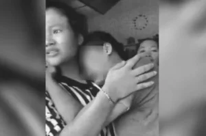 Mama Muda Menangis Histeris: Suami Dipanggil Polisi Setelah Melukai Istri