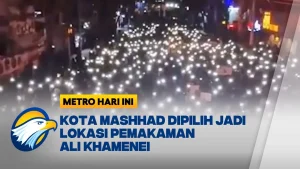Massa Padati Jalanan Najaf Sambut Jenazah Khamenei di Kota Suci Syiah Irak