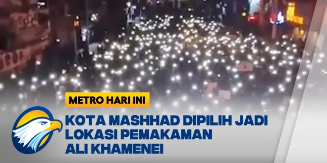 Massa Padati Jalanan Najaf Sambut Jenazah Khamenei di Kota Suci Syiah Irak