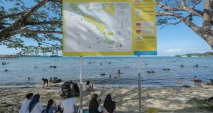 Mengisi Liburan Sekolah di Pantai Nambo Kendari: Warga Menghabiskan Waktu dengan Aktivitas Menarik
