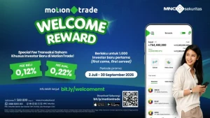 MNC Sekuritas Berikan Welcome Reward Berupa Special Fee untuk Investor Baru, Ini Cara Mendapatkannya