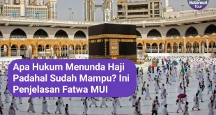 MUI Mengembalikan Prinsip Haji, Mereka Yang Mampu Bayar