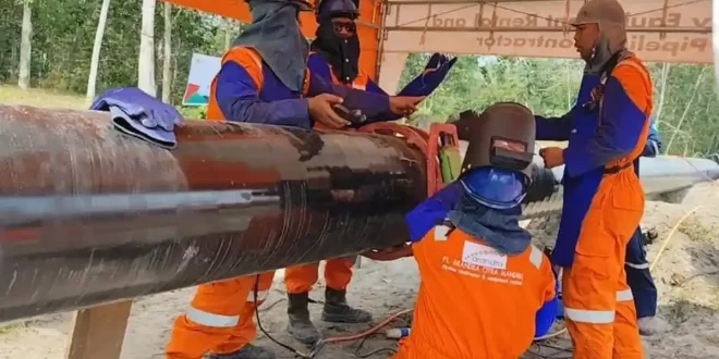 Pembangunan Pipa Gas Dumai-Sei Mangkei Capai 32 Persen, Proyek Strategis Untuk Meningkatkan Pasokan Energi