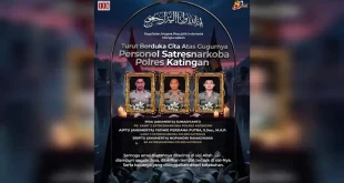 Penghargaan Ultimate: Kenaikan Pangkat Anumerta untuk 3 Personel Polres Katingan yang Gugur saat Gerebek Bandar Narkoba