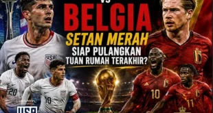 Pertarungan Seru: Amerika Serikat vs Belgia, Setan Merah Siap Pulangkan Tuan Rumah Terakhir