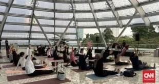 Peserta Padati Sesi Penutup Mat Pilates Wellnest Festival Vol 2, Antusiasme Tinggi
