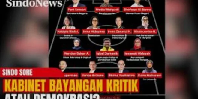 Polemik Kabinet Bayangan Pengamat Ingatkan Jangan Tersusupi Agenda Kepentingan Politik Tertentu