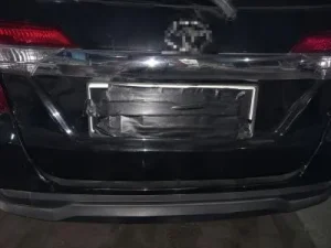 Polisi Bakal Tindak Pengemudi yang Tutupi Pelat Nomor Kendaraan Pakai Lakban