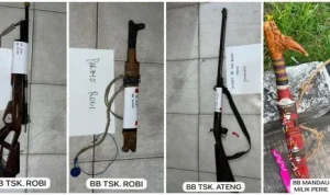 Polisi Menggeledah Kasus Pembunuhan Satnarkoba di Kalimantan Tengah