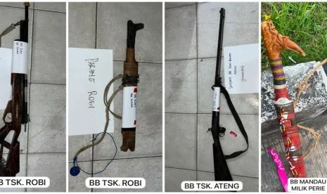 Polisi Menggeledah Kasus Pembunuhan Satnarkoba di Kalimantan Tengah
