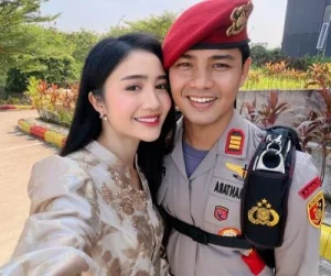 Potret Cantik Febby Rastanty saat Dampingi Suami di HUT Polri Tampil Elegan, Menjadi Sorotan