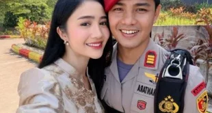 Potret Cantik Febby Rastanty saat Dampingi Suami di HUT Polri Tampil Elegan, Menjadi Sorotan