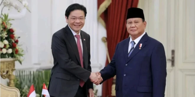 Prabowo dan PM Wong Sepakat Jaga Keterbukaan Selat Malaka untuk Semua Pihak