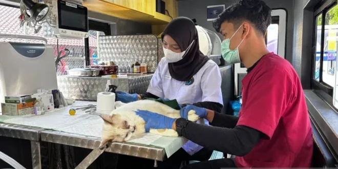 Pram Ajak Warga Manfaatkan Fasilitas Mobil Klinik Hewan Keliling untuk Meningkatkan Kesejahteraan Hewan
